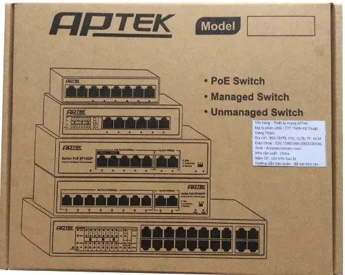 APTEK Switch SF1082P PoE 8 port
