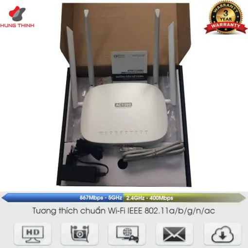 aptek wireless router a134ghu ac1300 6