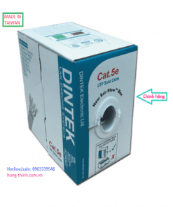 DINTEK Cable CAT5e UTP 305m(1101-03336) 1Gbps- Màu Trắng