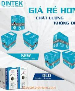 Cáp mạng CAT6 UTP 305m Dintek 1101-04032-Taiwan 12 cap mang cat6 utp 305m dintek 1101 04032 6