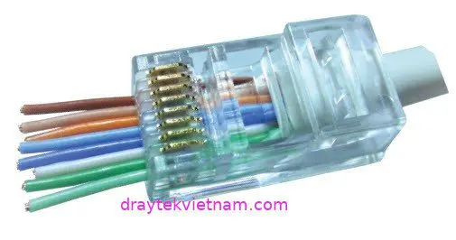 Đầu mạng RJ45 CAT.6 Dintek (1501-88060) 8 Đầu mạng RJ45 CAT.6 Dintek (1501-88060)