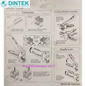 Dintek ezi-TOOL180 - Vertical Tool (6103-01006) 9 Dintek ezi-TOOL180 - Vertical Tool (6103-01006)