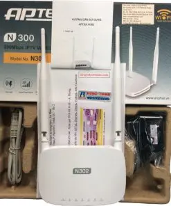Router wifi APTek N302 300Mbps 8 router wifi aptek n302 300mbps 4