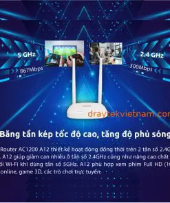 Router APTek A12 AC1200 10 router wifi aptek a12 ac1200 4