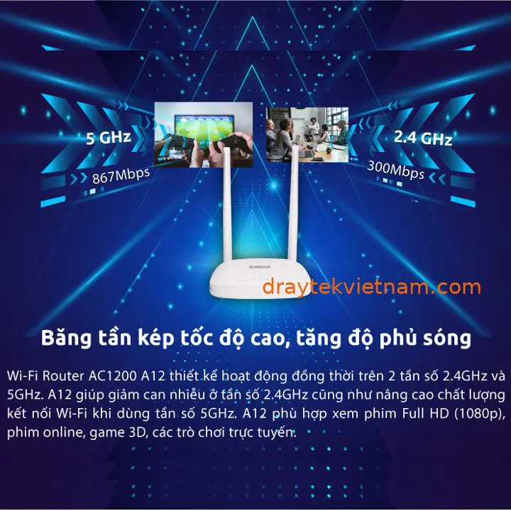 Router APTek A12 AC1200 5 router wifi aptek a12 ac1200 4