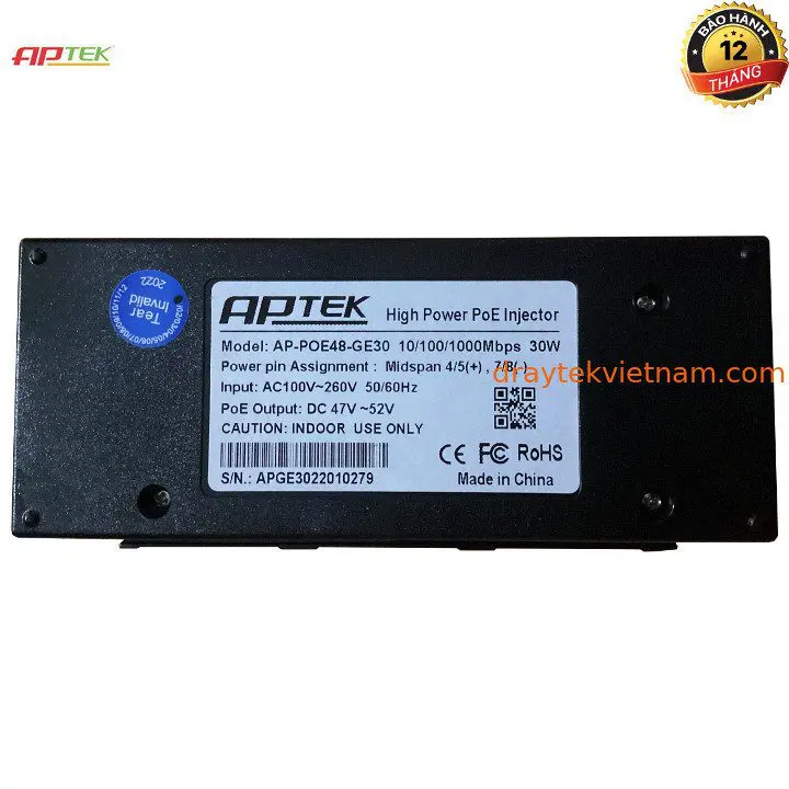 Adapter PoE 48V AP-POE48-GE30 2 adapter poe 48v ap poe48 ge30 2