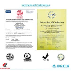 Cáp mạng treo ngoài trời Dintek CAT6