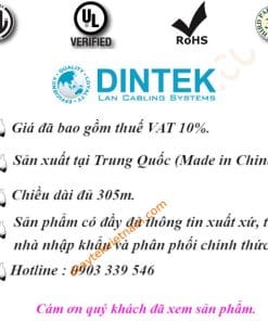 cap mang cat6 utp 305m dintek 1101 04032 7
