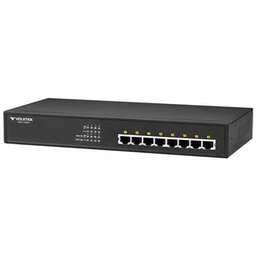 Switch Volktek PoE NSH-1408P 1 Volktek PoE Switch NSH-1408P - 8 Port Gigabit