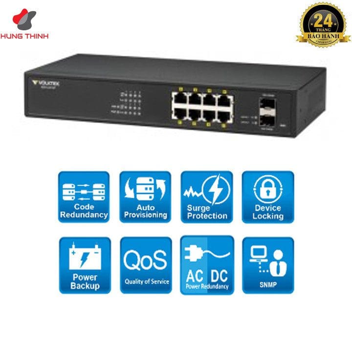 Switch PoE Volktek NSH-2410P 1 volktek poe switch nsh 2410p