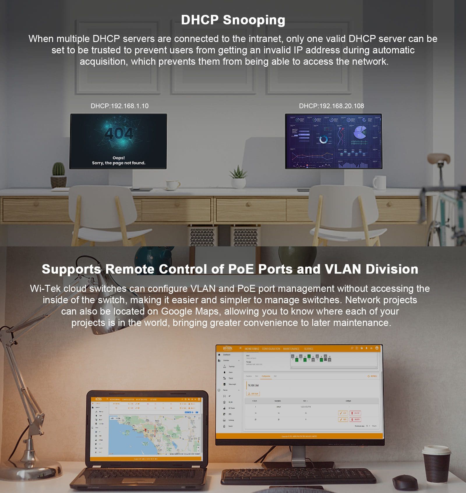 Switch Wi-Tek WI-PCMS310GF